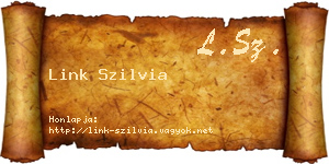 Link Szilvia névjegykártya